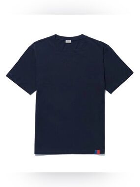 KULE Mens Mister Archie Navy Blue Short Sleeve Tee Shirt // Size Large